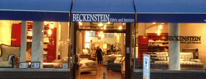 Beckenstein Fabric and Interiors is one of Crafts in New York.