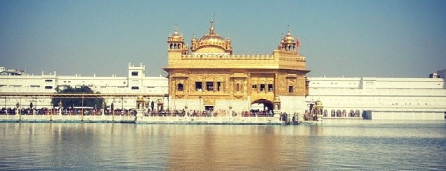 The Golden Temple (ਹਰਿਮੰਦਰ ਸਾਹਿਬ) is one of ada goes to india.