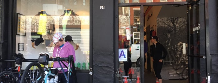 Rapha Cycle Club is one of NYC shop.