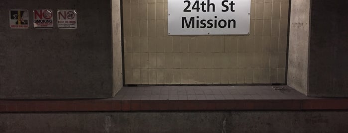 24th St. Mission BART Station is one of Bay Area Transit.