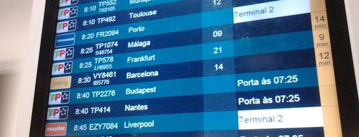Terminal 1 is one of -> Portugal.