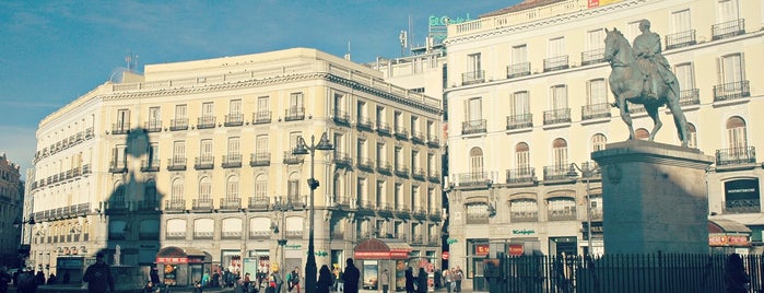 Puerta del Sol is one of -> Spain.