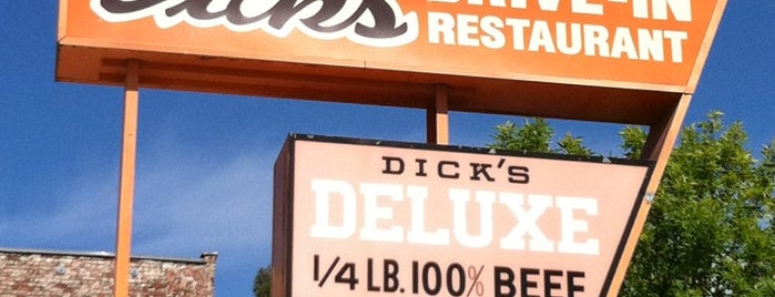 Dick's Drive-In is one of Seattle.