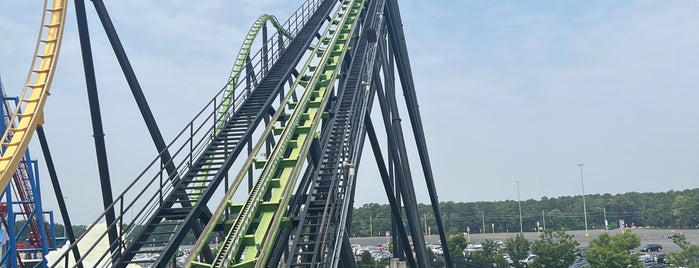 Green Lantern is one of Stevenson's Favorite Roller Coasters.