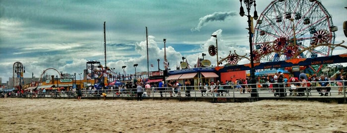 Coney Island Beach & Boardwalk is one of The 50 Most Popular Beaches in the U.S..