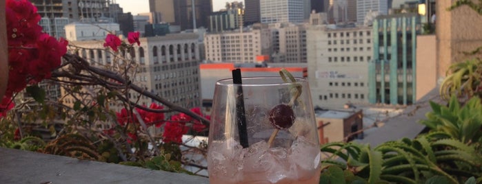 Upstairs Rooftop Lounge at Ace Hotel is one of America's Ultimate Rooftop Bars.