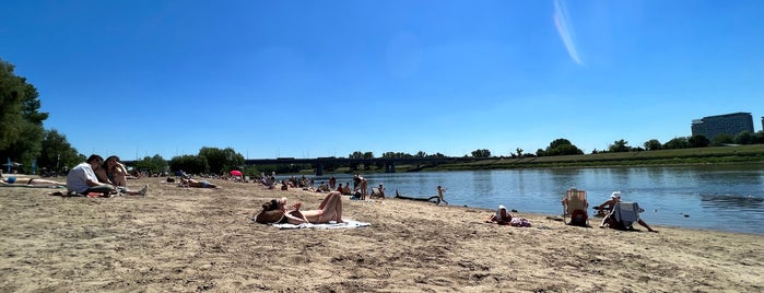 Plaża nad Wisłą (Saska Kępa) is one of weekend in warsaw.