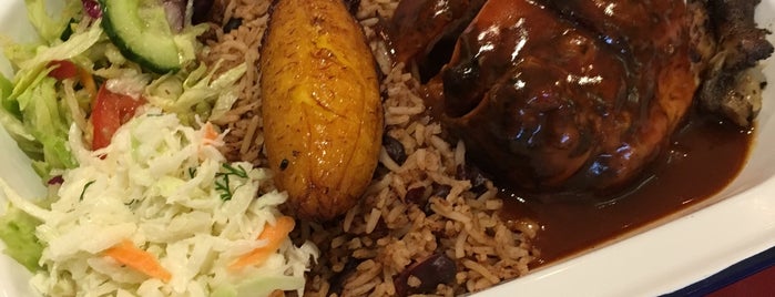 Jerkys Caribbean Cuisine is one of สถานที่ที่ hello_emily ถูกใจ.