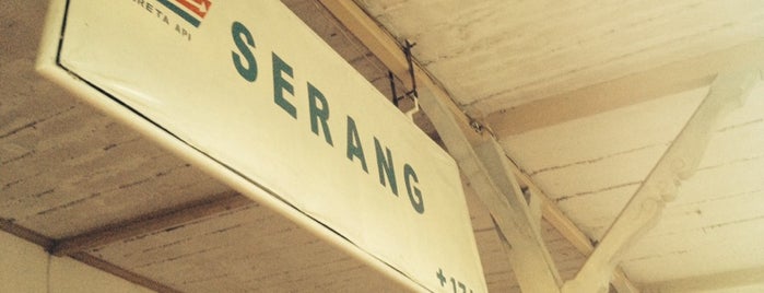 Stasiun Serang is one of Train Station Java.