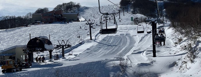 Hakuba47 高速ペアリフト LineE is one of Tempat yang Disukai Hideo.