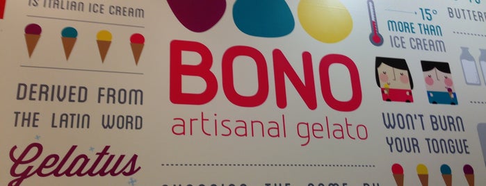 Bono Artisanal Gelato is one of BONO.