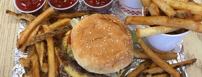 Five Guys is one of Favorite Food Places.