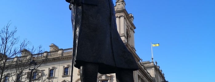 Winston Churchill Statue is one of Honeymoon Part I - London.