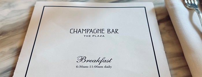 Champagne Bar Plaza Hotel is one of Guide to New York's best spots.