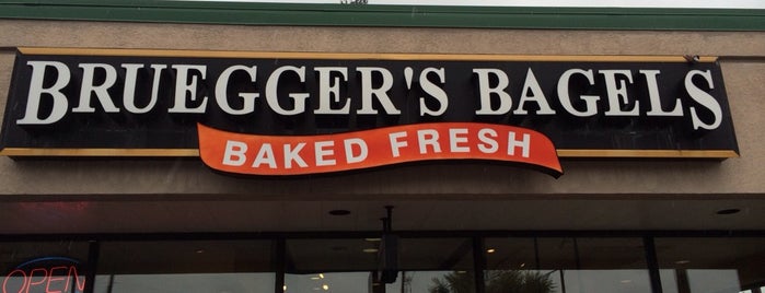 Bruegger's Bagels is one of Foods.