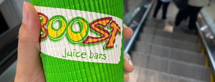 Boost Juice Bars is one of Posti che sono piaciuti a ꌅꁲꉣꂑꌚꁴꁲ꒒.