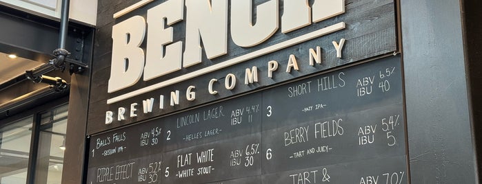 Bench Brewing Company is one of Breweries or Bust 3.