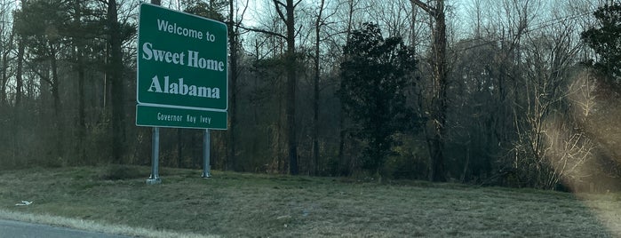Alabama / Georgia State Line is one of places.