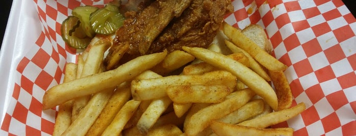 Helen's Hot Chicken is one of Nashville.