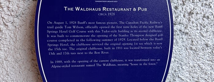 Waldhouse Restaurant is one of Banff to-Dos.