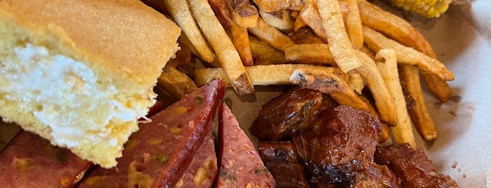 Mission BBQ is one of Lugares favoritos de Spencer.