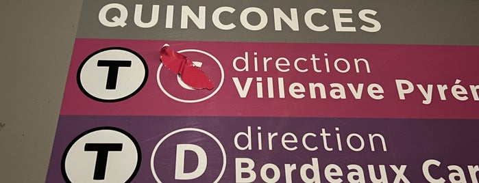 Station Quinconces ⒷⒸⒹ is one of Place To be.