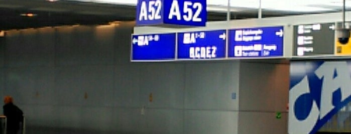Gate A52 is one of Flughafen Frankfurt am Main (FRA) Terminal 1.