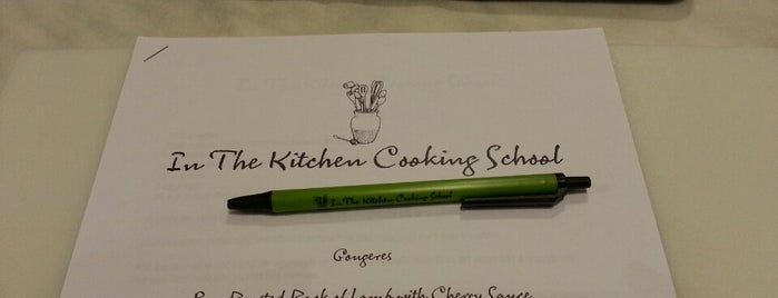 In The Kitchen Cooking school is one of New Jersey.
