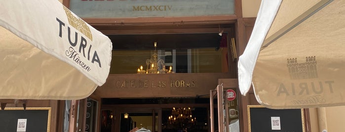 Café de las Horas is one of Valencia bares.