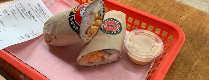 Kazu Sushi Burrito is one of Southern Bell Tower Lunch.