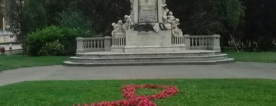 Mozartstatue is one of Vienna (July 2014).