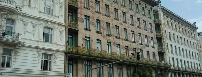 Otto Wagner Majolikahaus is one of Vienna (July 2014).