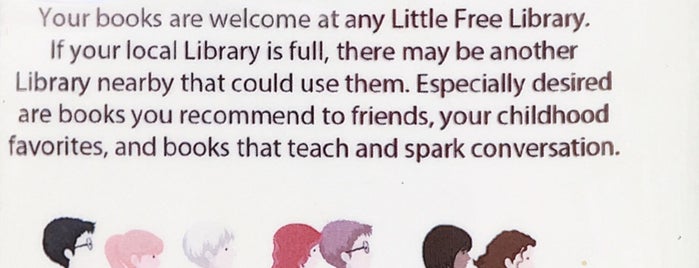 Little Free Library 2021 is one of Parks.