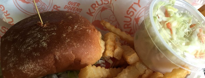 Krusty Burger is one of Los Angeles.
