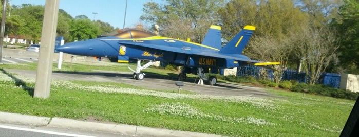 Blue Angel at NAS Jax is one of visited here.