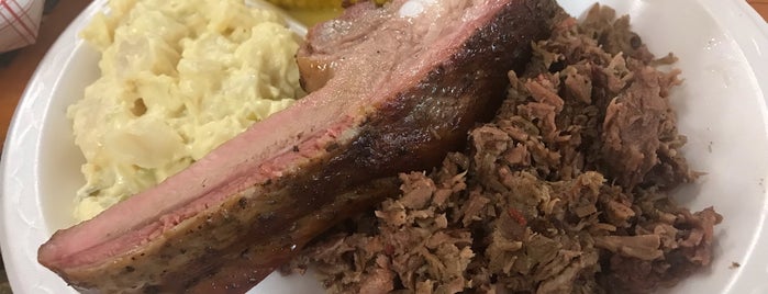 Poole's BBQ is one of Thumbs up places to dine.