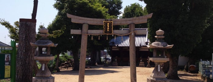 武庫庄須佐男神社 is one of 摂津国武庫郡の神社.