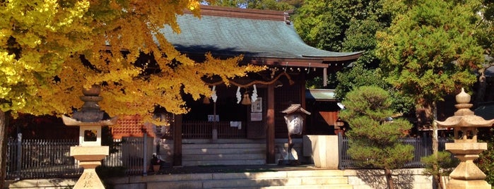 熊内八幡神社 is one of 摂津国菟原郡の神社.