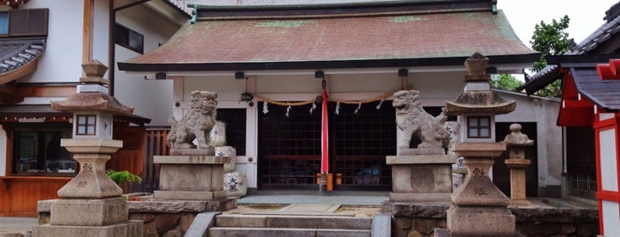 王子神社 is one of 摂津国菟原郡の神社.