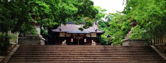 六甲八幡神社 is one of 摂津国菟原郡の神社.