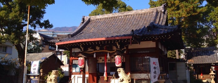 高羽丹生神社 is one of 摂津国菟原郡の神社.