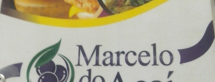 Açaí delicia no Marcelo do Açaí.
