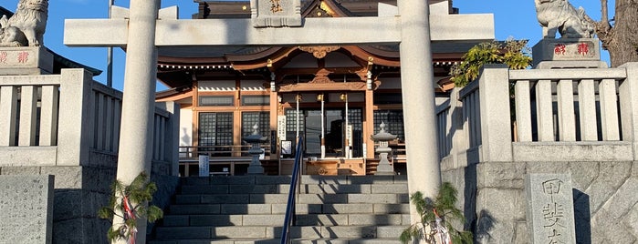甲斐奈神社 is one of 山梨県中心部の神社仏閣.