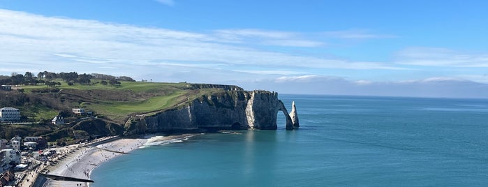 Falaise d'Amont is one of Etretat.