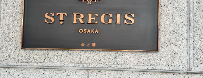 The St. Regis Osaka is one of Hotel.