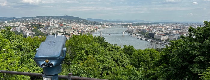 Gellért hegyi kilátó is one of Budapest One Love.