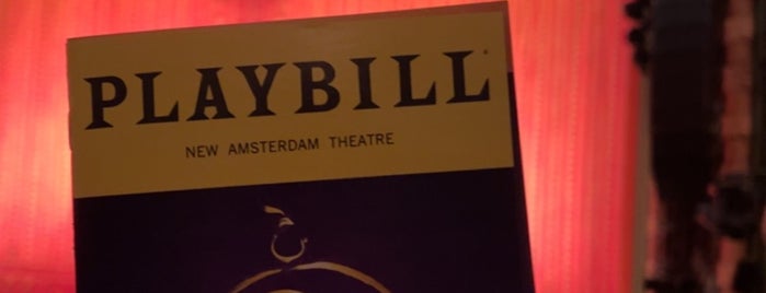 Aladdin @ New Amsterdam Theatre is one of Gespeicherte Orte von Moheet.