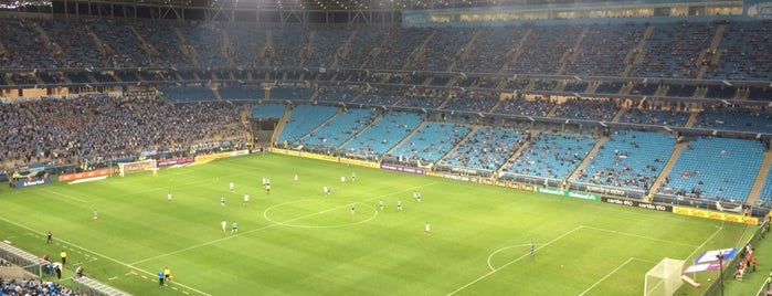 Arena do Grêmio is one of Tempat yang Disukai Bruno.