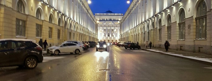 Architect Rossi Street is one of Санкт-Петербург.