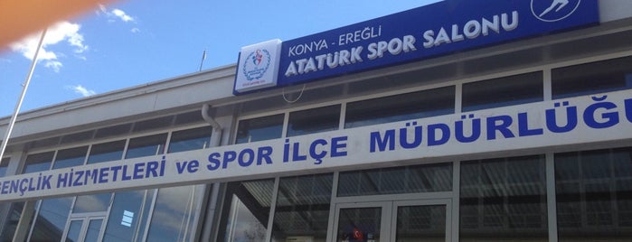 Ereğli Atatürk Stadyumu is one of Tempat yang Disukai Burak.